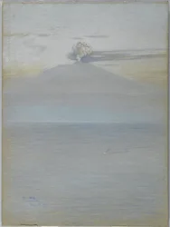 Vista del Vesubio: Efecto 11:25 am, 21 de diciembre de 1913