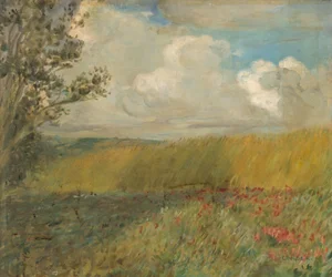 El maizal (óleo sobre lienzo)