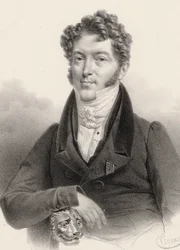 Retrato del violinista y compositor Charles Philippe Lafont 1781-1839