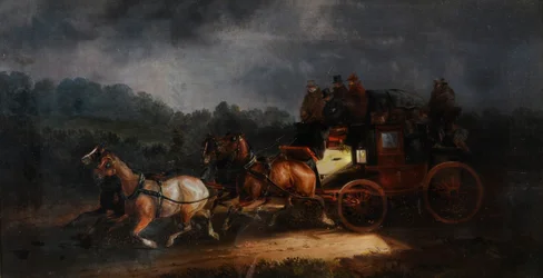 Leeds and London Royal Mail, c.1835 (óleo sobre lienzo)