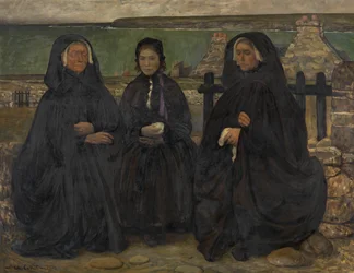 Mujeres bretonas de luto