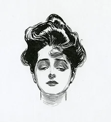Una Chica Gibson, c.1902