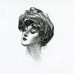 Una Chica Gibson, c.1902