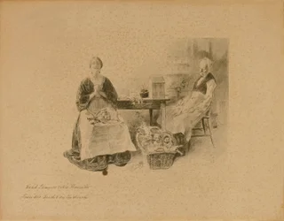 Caleb Plummer y su hija, de "El grillo en el hogar"