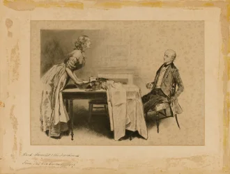 Dick Swiveller y la marquesa, de "La vieja tienda de curiosidades"