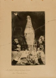 El Sr. Pickwick pronunciando su famoso discurso, de "Pickwick Papers".