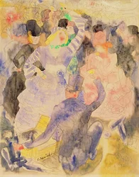 Dibujo para Nana de Zola, 1915-16