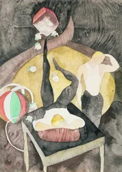 Dos Acróbatas Malabaristas, 1916