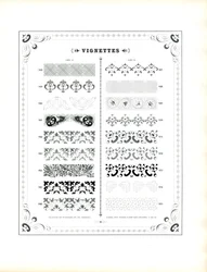 Colección de viñetas decorativas (impresión)