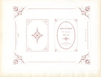 Marcos ornamentales curvos para el diseño de libros (imprimir)