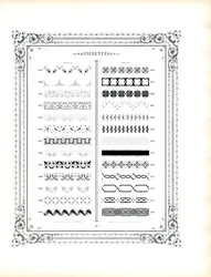 Bordes decorativos y motivos ornamentales (imprimir)