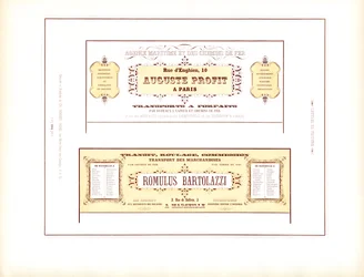 Tarjetas de visita decorativas para empresas de transporte (imprimir)