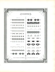 Bordes y elementos decorativos ornamentales (imprimir)