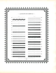 Reglas decorativas tipográficas (impresión)
