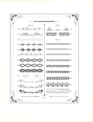 Bordes decorativos versátiles para la impresión de libros (imprimir)