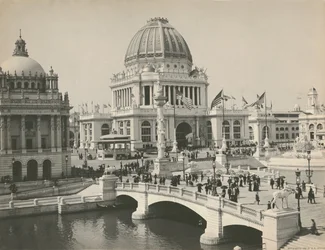 Edificio de Administración en la Exposición Mundial Colombina, Chicago, 1893