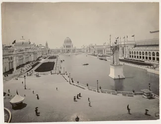 Corte de Honor en la Exposición Mundial Colombina, Chicago, 1893