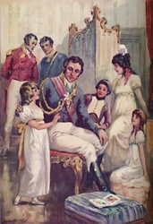 Wellington en la víspera de Waterloo, c1925