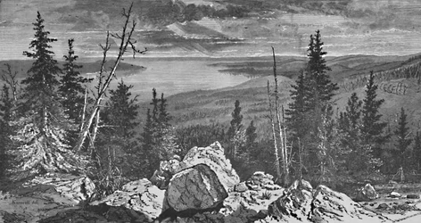 Lago Yellowstone, 1883
