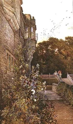 En la terraza, Haddon Hall