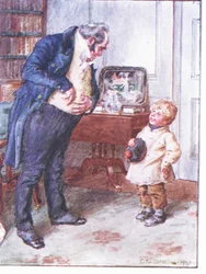 ¿Cuáles son sus inclinaciones respecto a seis peniques?, ilustración de «La receta del doctor Marigold», 1910