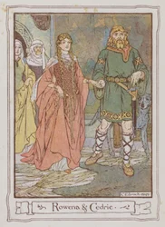 Ilustración de Ivanhoe de Sir Walter Scott