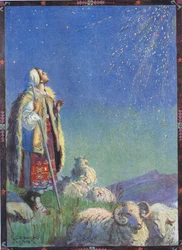 Cayó como una lluvia de chispas, escena de 