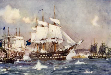 El bombardeo de San Juan de Acre por las escuadras británicas y aliadas
