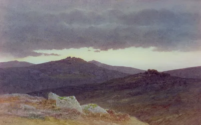 Crepúsculo sobre Dartmoor