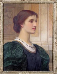 Retrato de Kate Dickens, esposa del artista