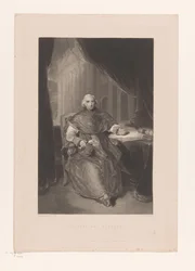 Portret van Ercole Consalvi El Cardenal Gonsalvi (título sobre objeto)