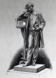 Hector Berlioz, después de la estatua de Alfred Lenoir en Square Vintimille, París, 1886