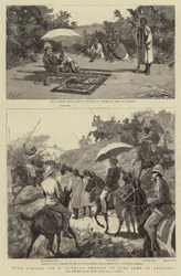 Con la Embajada del Almirante Sir W Hewett al Rey Juan de Abisinia