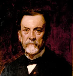 Retrato de Louis Pasteur (óleo sobre lienzo)