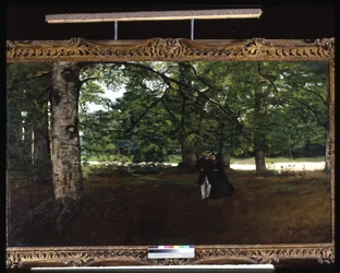 Promenade In The Woods (óleo sobre lienzo)