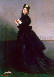 La mujer con el guante, 1869