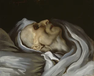 Théodore Géricault en su lecho de muerte