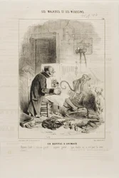 Un hospital de animales (placa 20)