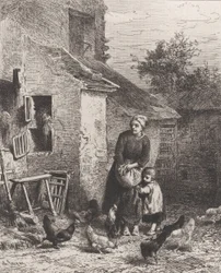 Esquina del patio, 1864