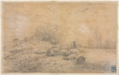 Manada de Cerdos, c. 1845