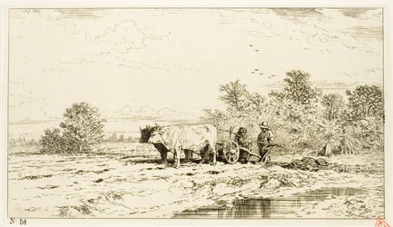 Paisaje con Trabajadores Agrícolas