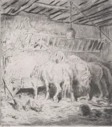 Establo, 1848