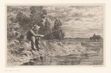pescador en el agua peche au gardon