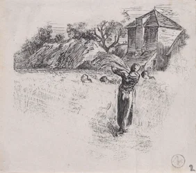 Mujer llevando un haz, ca. 1853