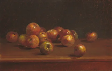 Bodegón con manzanas