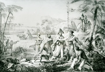 Solo los laureles crecerán sin cultivo, ilustración para el General Lallemand (1774-1839) en Champ d