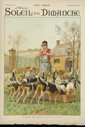 Perros alimentándose, de la portada de 