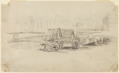 Un carro de granja