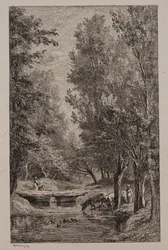 Arroyo en el Valle Mondois