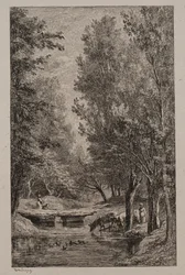 Arroyo en el Val Mondois, c. 1862